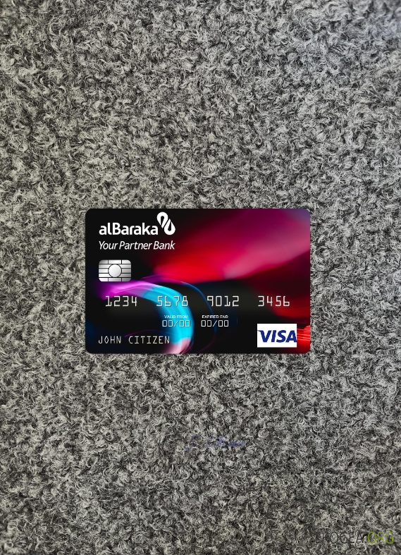 Algérie Banque AlBaraka Algérie carte visa photolook recto